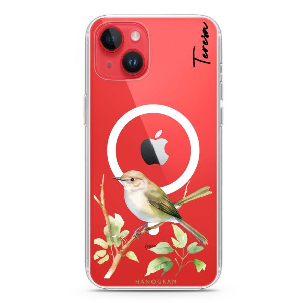 Warbler Whisper iPhone 14 Plus MagSafe Compatible Ultra Clear Case Online now