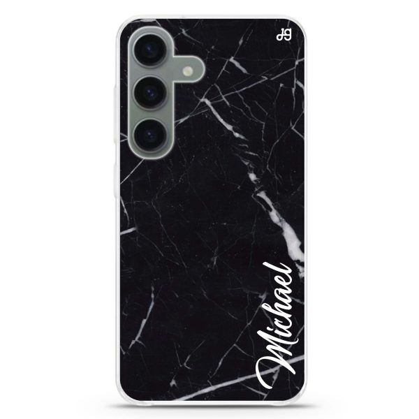 Black Marble – Deep Love Samsung Galaxy Ultra Clear Case Fashion