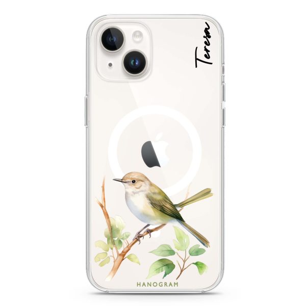 Warbler Whisper iPhone 14 Plus MagSafe Compatible Ultra Clear Case Online now