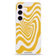 Abstract Paint Pattern Samsung Galaxy Ultra Clear Case For Sale