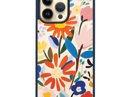 Bloom Brushwork iPhone 13 Pro Max Impact Guard Bumper Case For Cheap