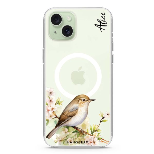 Warbler s Haven iPhone 15 Plus MagSafe Compatible Ultra Clear Case on Sale