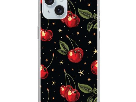 Cherry Harmony iPhone 15 Ultra Clear Case Hot on Sale