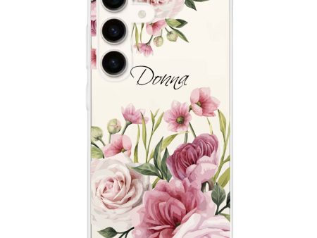 Beautiful Flowers Samsung Galaxy Ultra Clear Case For Discount