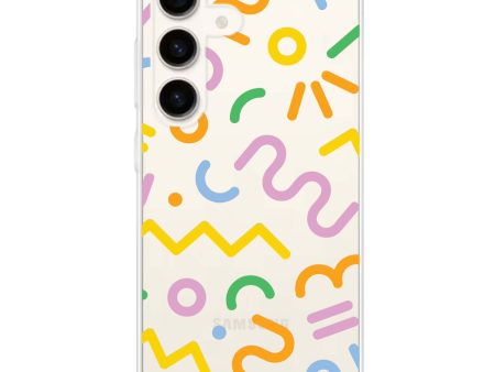 Abstract Doodles Samsung Galaxy Ultra Clear Case Hot on Sale