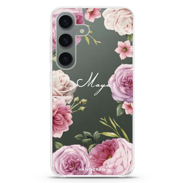 Beautiful Pretty Floral Samsung Galaxy Ultra Clear Case Online