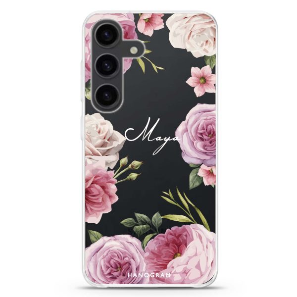 Beautiful Pretty Floral Samsung Galaxy Ultra Clear Case Online