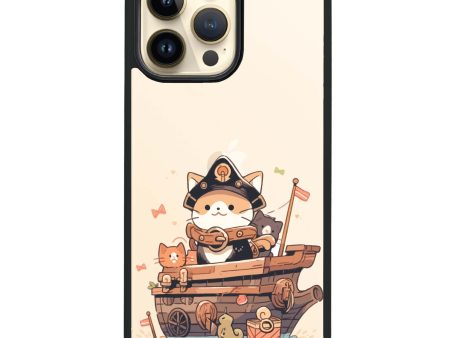 Buccaneer Kitty iPhone 13 Pro Max Impact Guard Bumper Case Online now