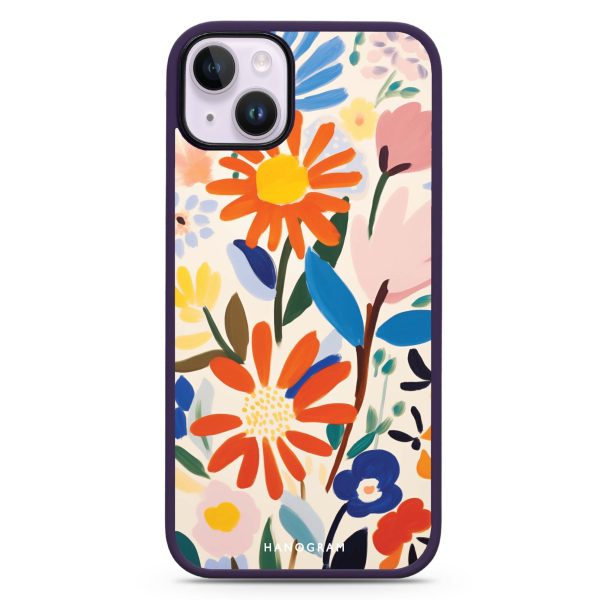 Bloom Brushwork iPhone 13 Mini Impact Guard Bumper Case Hot on Sale