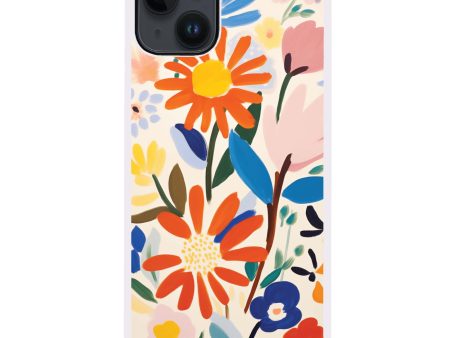 Bloom Brushwork iPhone 13 Mini Impact Guard Bumper Case Hot on Sale