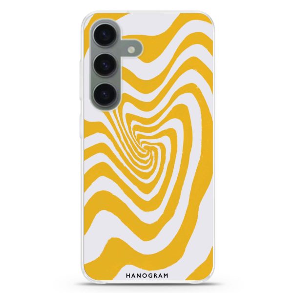 Abstract Paint Pattern Samsung Galaxy Ultra Clear Case For Sale