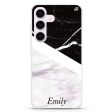 Black & White Marble Samsung Galaxy Ultra Clear Case on Sale