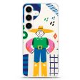 Abstract People Samsung Galaxy Ultra Clear Case Online Hot Sale