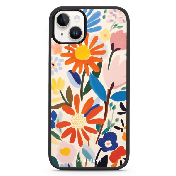 Bloom Brushwork iPhone 13 Mini Impact Guard Bumper Case Hot on Sale