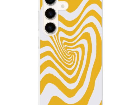 Abstract Paint Pattern Samsung Galaxy Ultra Clear Case For Sale