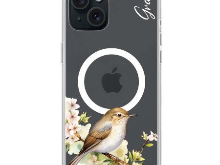 Warbler s Haven iPhone 15 Plus MagSafe Compatible Ultra Clear Case on Sale