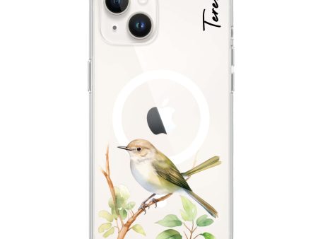 Warbler Whisper iPhone 13 MagSafe Compatible Ultra Clear Case Online Sale