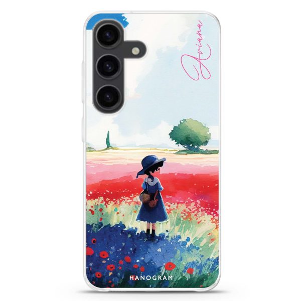 A Little Girl Samsung Galaxy Ultra Clear Case For Sale