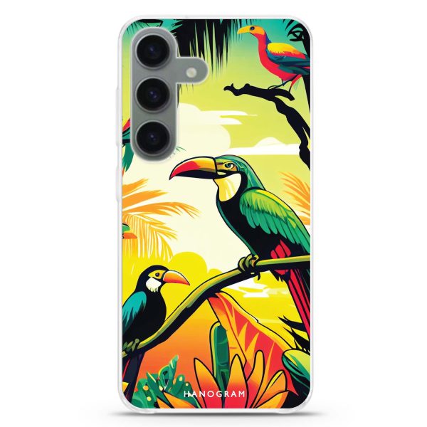 Tropical birds Samsung Galaxy Ultra Clear Case Online