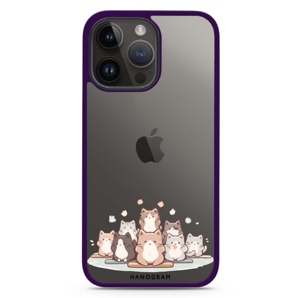 Zen Cat Calm iPhone 13 Pro Impact Guard Bumper Case Hot on Sale