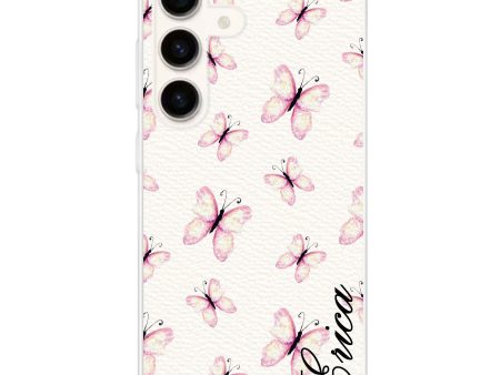 Vintage Butterfly Samsung Galaxy Ultra Clear Case For Cheap