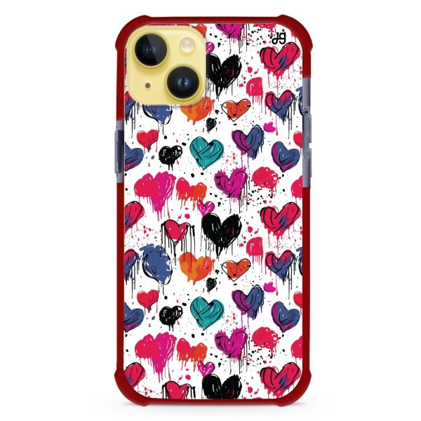 Bleeding Passion iPhone 13 MagSafe Compatible Ultra Shockproof Case Fashion