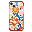 Bloom Brushwork iPhone 15 Plus MagSafe Compatible Ultra Shockproof Case Cheap