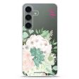 Vintage Flowers Samsung Galaxy Ultra Clear Case Sale