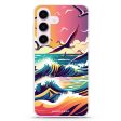 Waves & seagulls Samsung Galaxy Ultra Clear Case Cheap