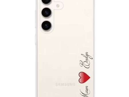 You & Me Samsung Galaxy Ultra Clear Case Cheap