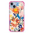 Bloom Brushwork iPhone 13 Mini MagSafe Compatible Ultra Shockproof Case For Sale