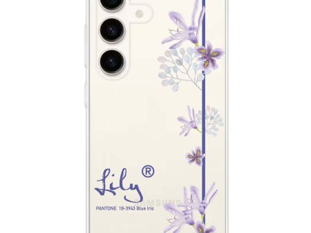 #18-3943 Blue Iris II Samsung Galaxy Ultra Clear Case Hot on Sale