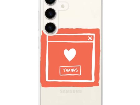 Sweet THANKS Samsung Galaxy Ultra Clear Case Discount