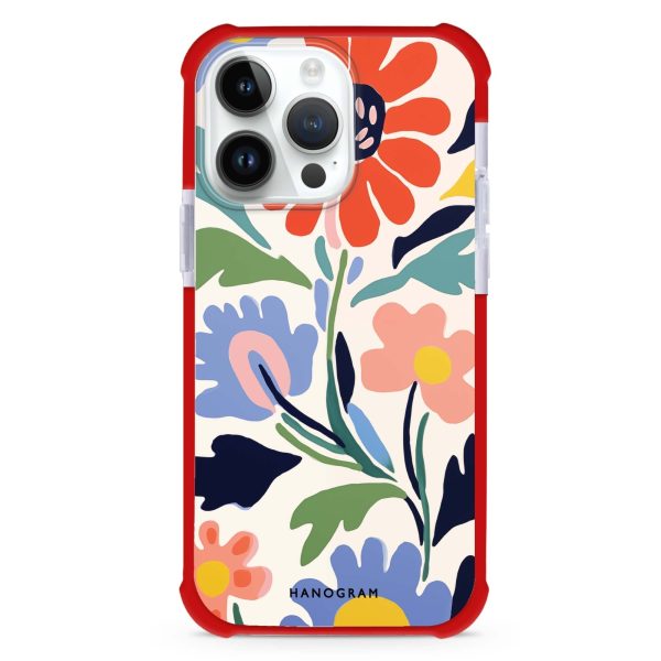 Brushed Blossoms iPhone 13 Pro MagSafe Compatible Ultra Shockproof Case Supply