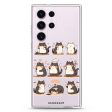 Zen Meowster Samsung Galaxy Ultra Clear Case For Sale