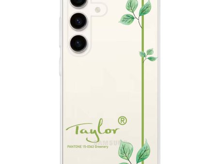 #15-0343 Greenery II Samsung Galaxy Ultra Clear Case Hot on Sale