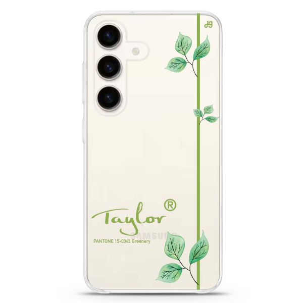 #15-0343 Greenery II Samsung Galaxy Ultra Clear Case Hot on Sale