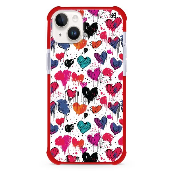 Bleeding Passion iPhone 13 MagSafe Compatible Ultra Shockproof Case Fashion