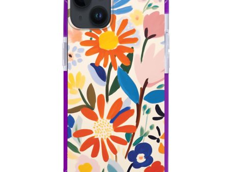 Bloom Brushwork iPhone 13 MagSafe Compatible Ultra Shockproof Case For Sale