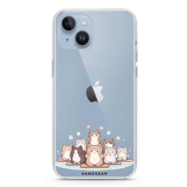 Zen Cat Calm iPhone 13 Mini Ultra Clear Case Online now