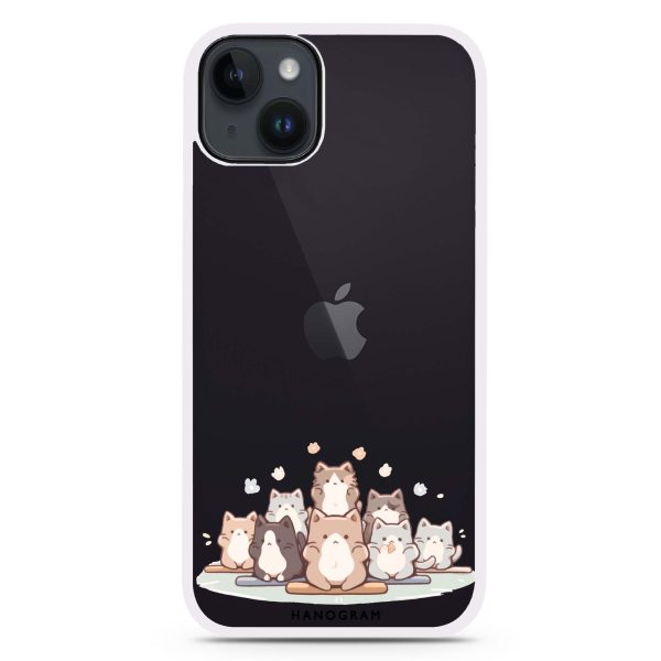 Zen Cat Calm iPhone 13 Mini Impact Guard Bumper Case Hot on Sale