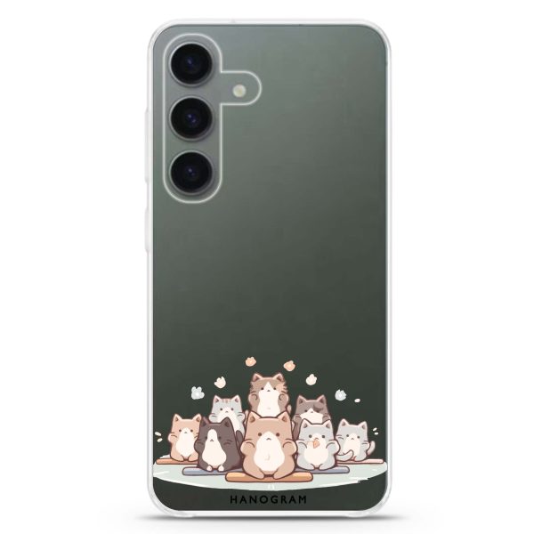 Zen Cat Calm Samsung Galaxy Ultra Clear Case Supply