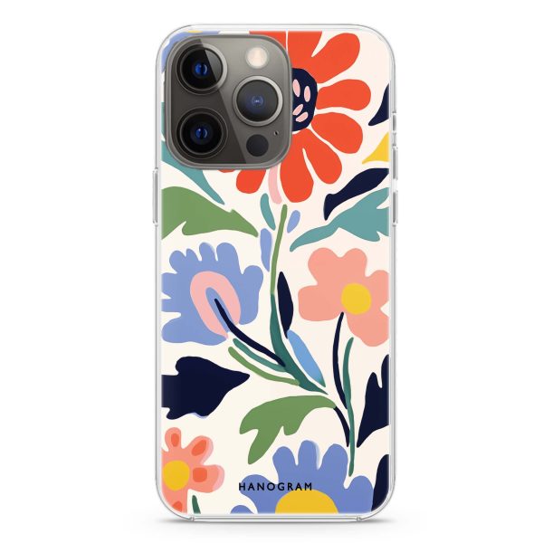 Brushed Blossoms iPhone 13 Pro Ultra Clear Case on Sale