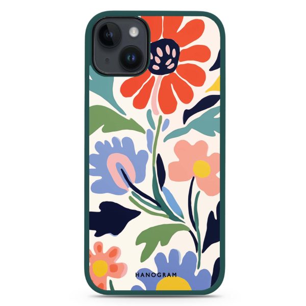 Brushed Blossoms iPhone 13 Mini Impact Guard Bumper Case Online Hot Sale