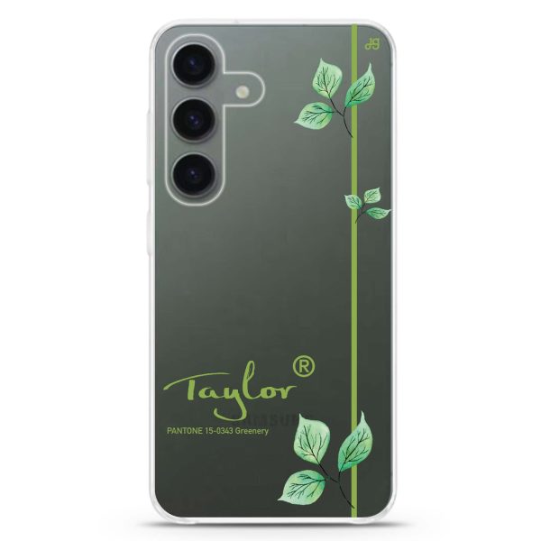 #15-0343 Greenery II Samsung Galaxy Ultra Clear Case Hot on Sale