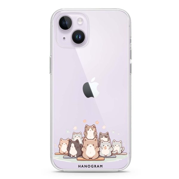 Zen Cat Calm iPhone 13 Mini Ultra Clear Case Online now