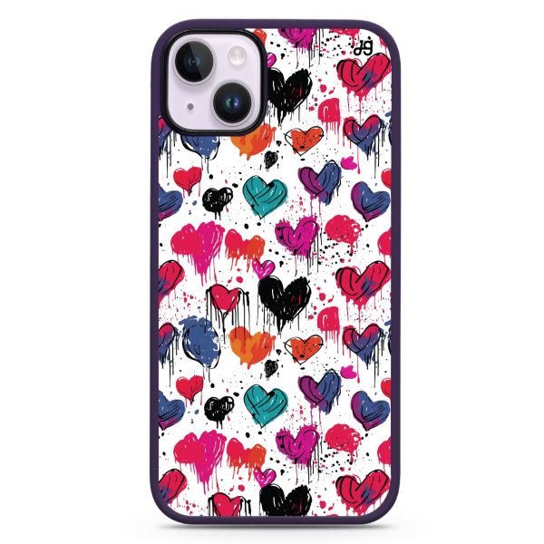 Bleeding Passion iPhone 13 Mini Impact Guard Bumper Case Hot on Sale