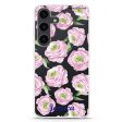 Watercolor pink floral Samsung Galaxy Ultra Clear Case Fashion