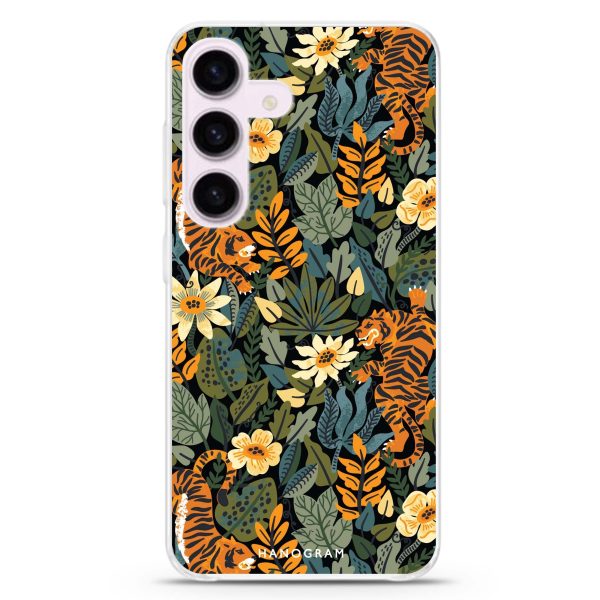 Tiger & Floral Samsung Galaxy Ultra Clear Case Supply