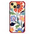 Brushed Blossoms iPhone 14 Plus Ultra Shockproof Case Hot on Sale